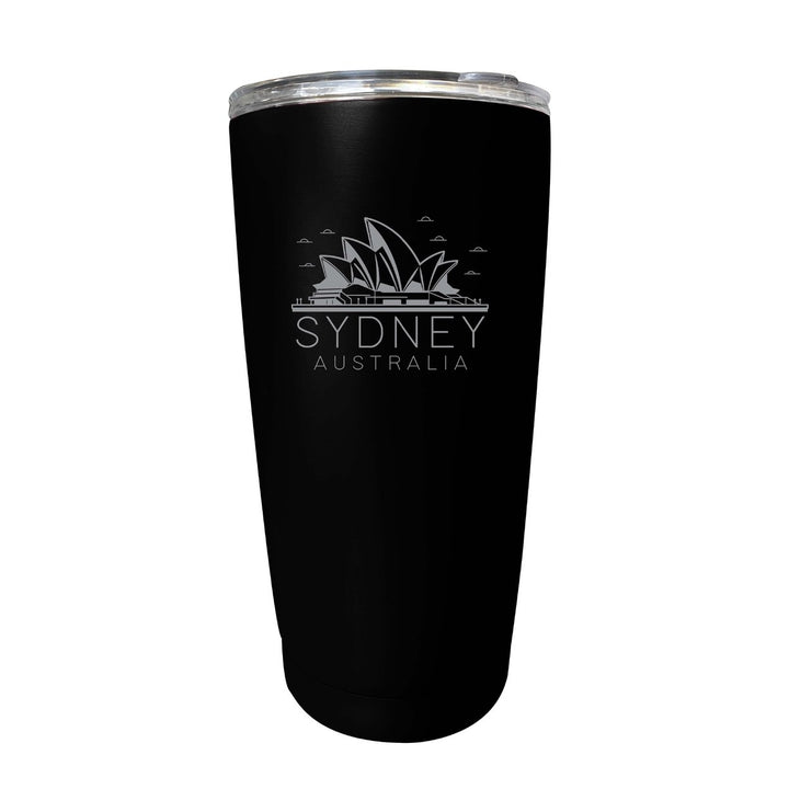 Sydney Australia Souvenir 16 oz Engraved Stainless Steel Insulated Tumbler Image 1