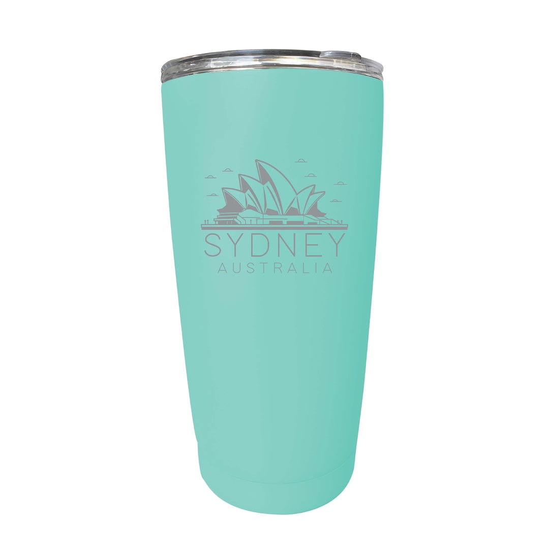 Sydney Australia Souvenir 16 oz Engraved Stainless Steel Insulated Tumbler Image 6