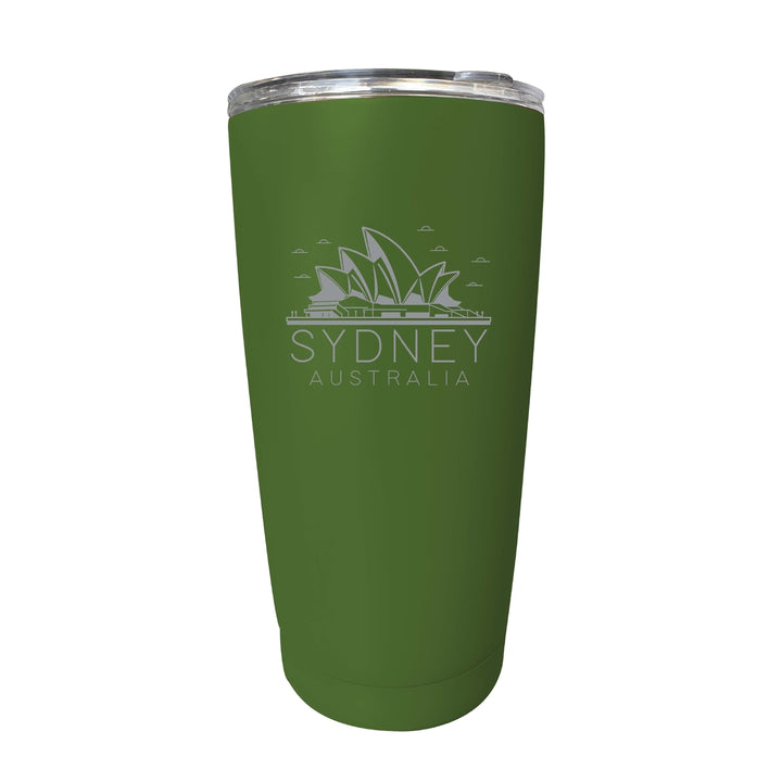 Sydney Australia Souvenir 16 oz Engraved Stainless Steel Insulated Tumbler Image 9