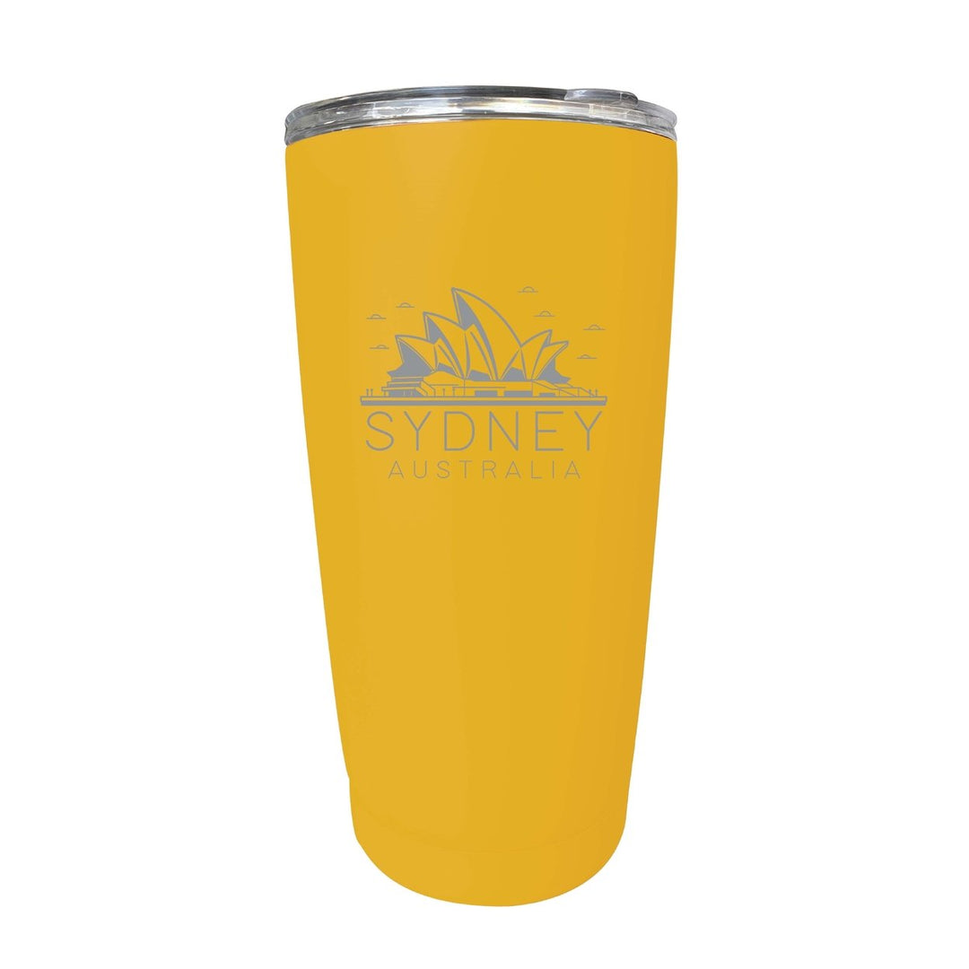 Sydney Australia Souvenir 16 oz Engraved Stainless Steel Insulated Tumbler Image 1