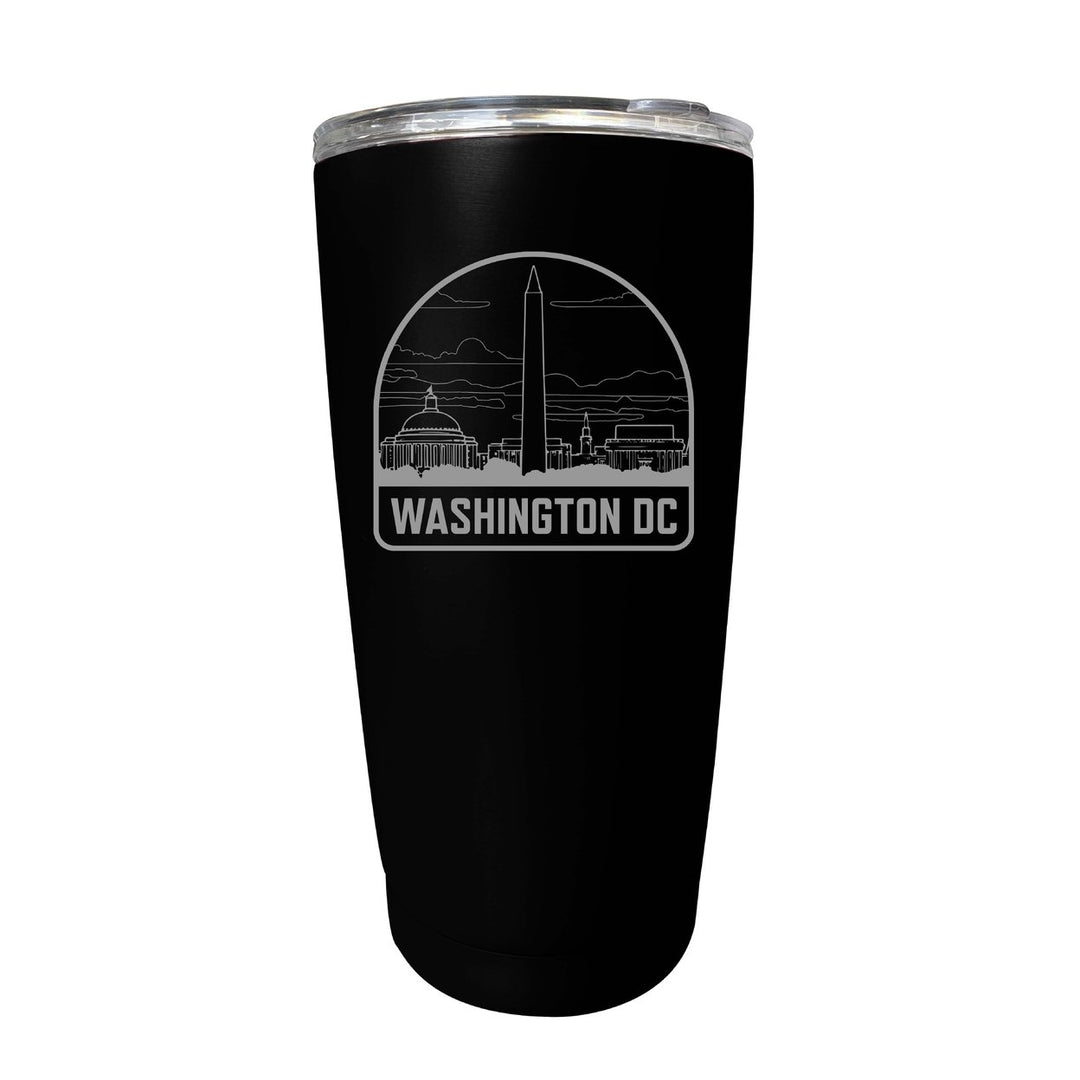 Washington DC Souvenir 16 oz Engraved Stainless Steel Insulated Tumbler Image 6