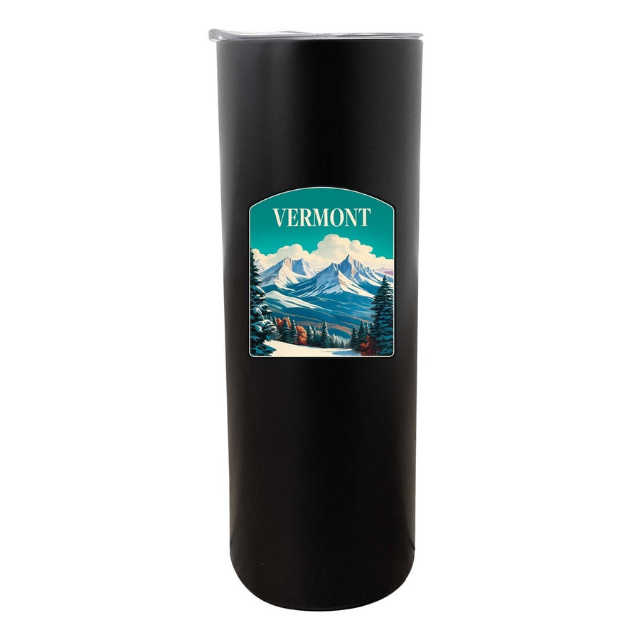 Vermont Design A Souvenir 20 oz Insulated Stainless Steel Skinny Tumbler Image 1