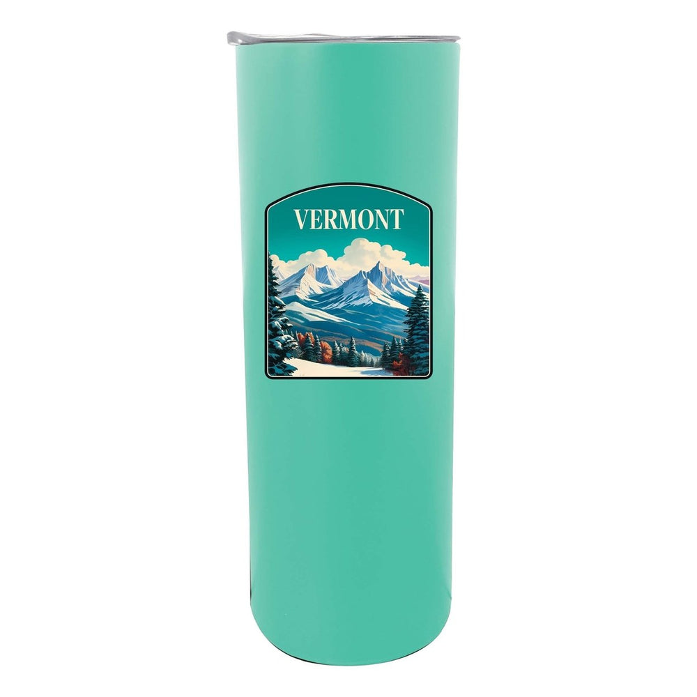 Vermont Design A Souvenir 20 oz Insulated Stainless Steel Skinny Tumbler Image 2
