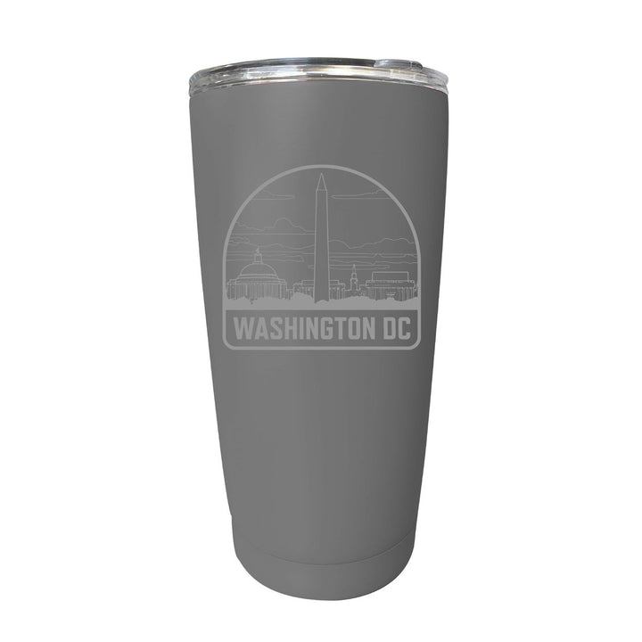 Washington DC Souvenir 16 oz Engraved Stainless Steel Insulated Tumbler Image 9