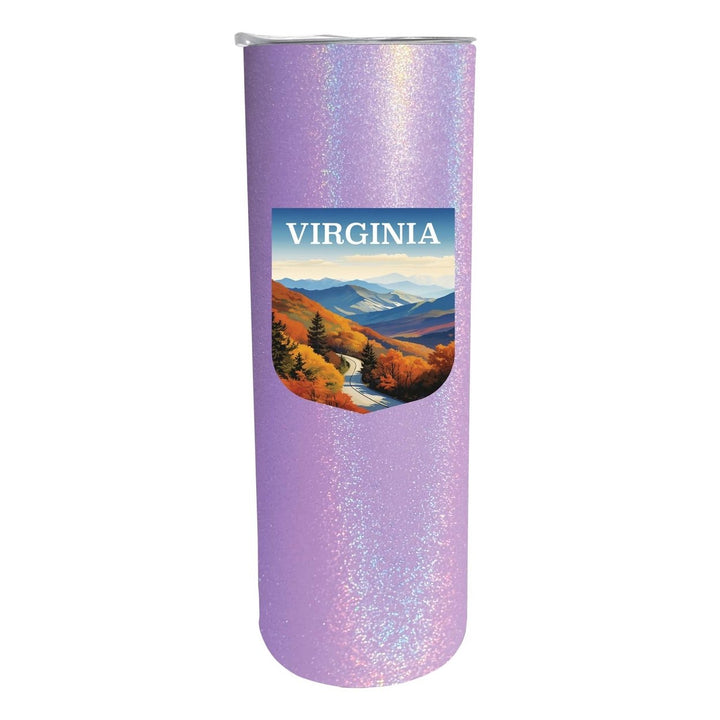 Virginia Design A Souvenir 20 oz Insulated Stainless Steel Skinny Tumbler Image 1