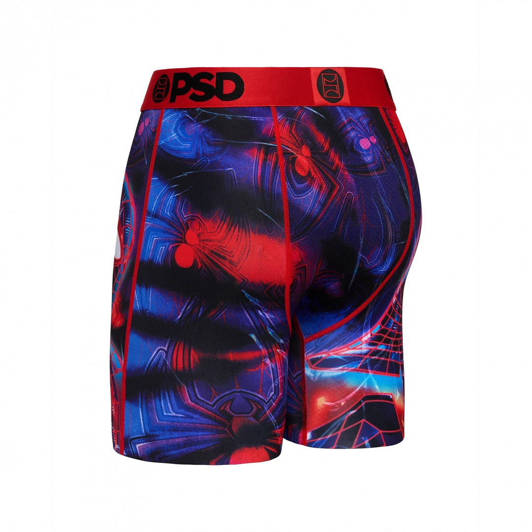 Miles Morales Neon Tie-Dye PSD Boxer Briefs Image 3