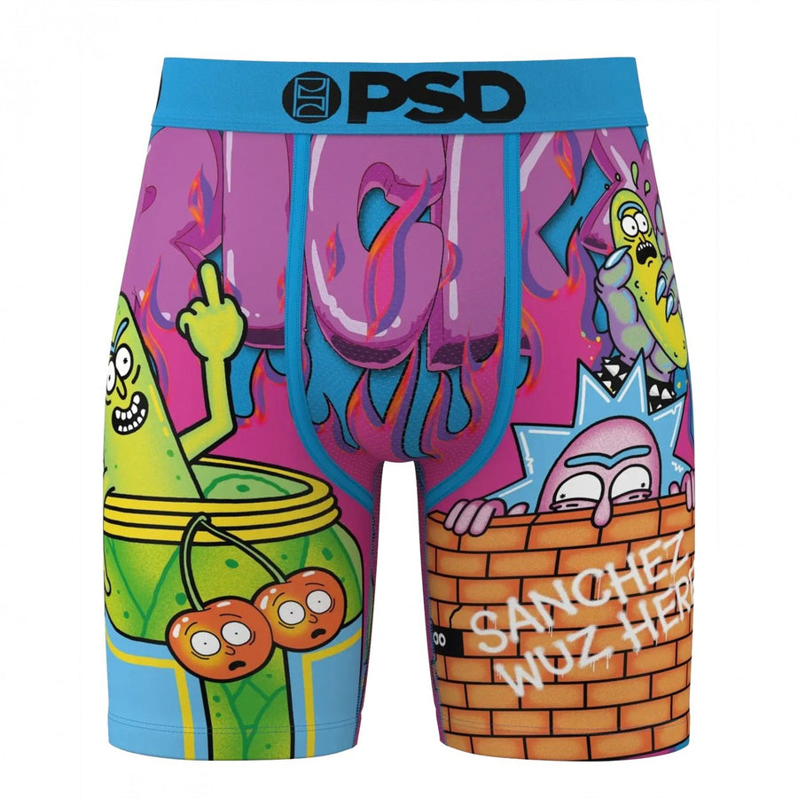 Rick and Morty Pickle Trip PSD Boxer Briefs Image 1