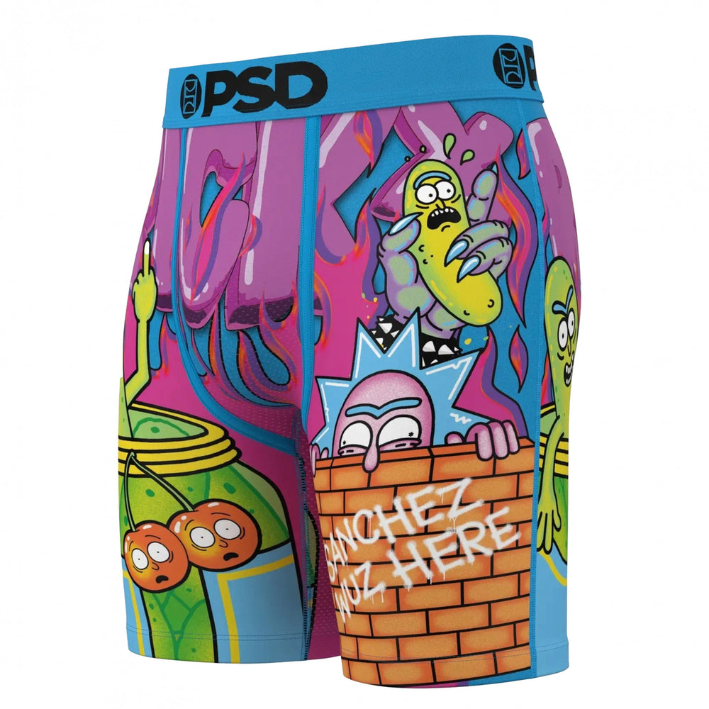 Rick and Morty Pickle Trip PSD Boxer Briefs Image 2