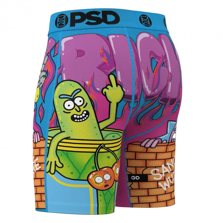 Rick and Morty Pickle Trip PSD Boxer Briefs Image 3