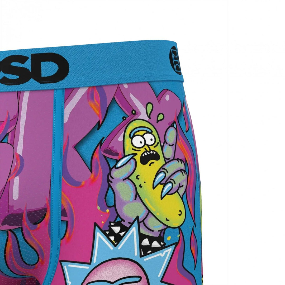 Rick and Morty Pickle Trip PSD Boxer Briefs Image 4