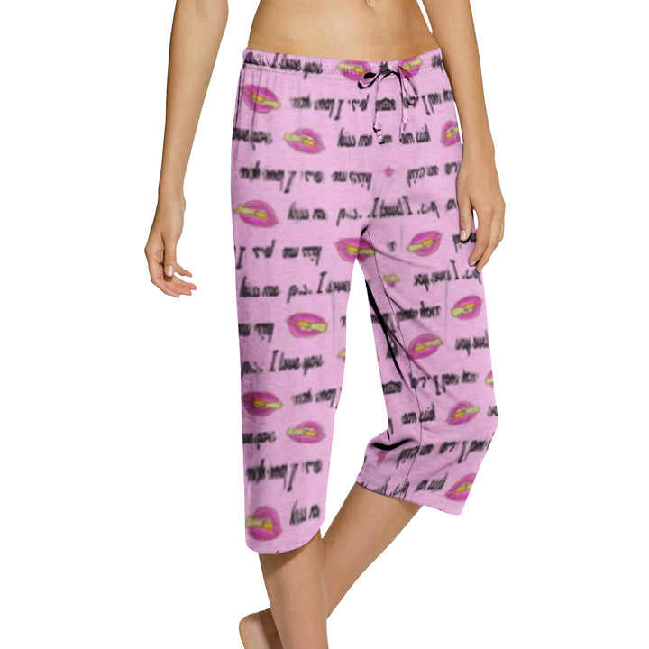 2-Pack Womens Ultra-Soft Cozy Terry knit Comfy Capri Sleepwear Pajama Bottoms Image 4