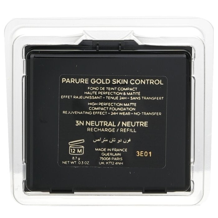 Guerlain - Parure Gold Skin Control High Perfection Matte Compact Foundation Refill - 3N(8.7g/0.3oz) Image 2