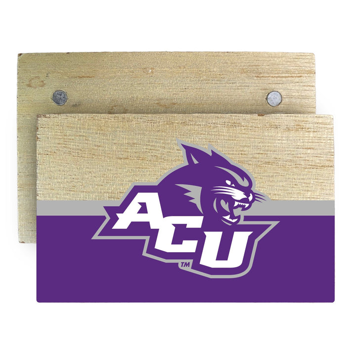 Abilene Christian University Wooden 2" x 3" Fridge Magnet Officially Licensed Collegiate Product Image 1