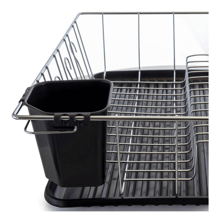 Better Chef 16 Inch Chrome Plated Metal Dish Rack with Drain Tray DR-1603 Image 11