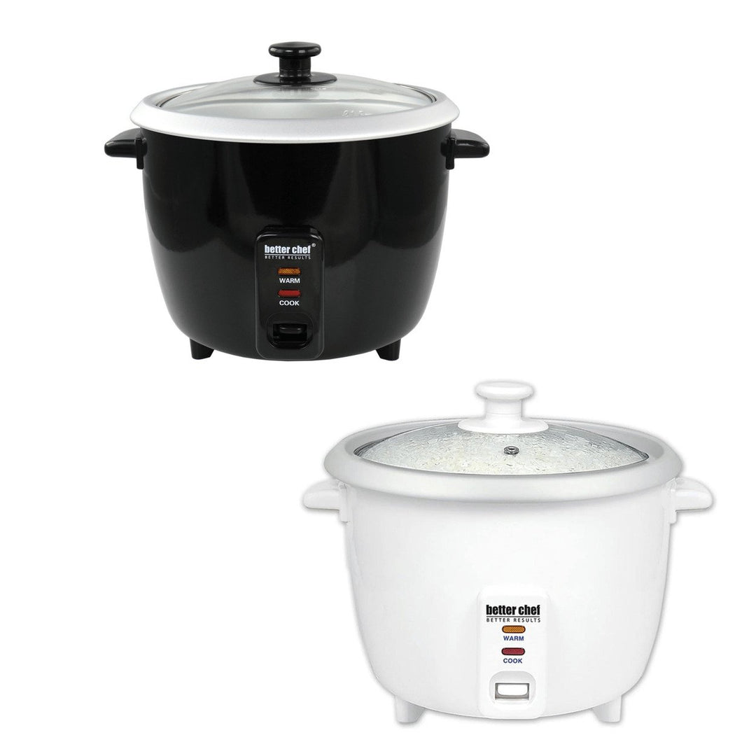 Better Chef Rice Cooker 8 Cup 16 Cup Cooked Stainless Steel Model IM-402B Image 1