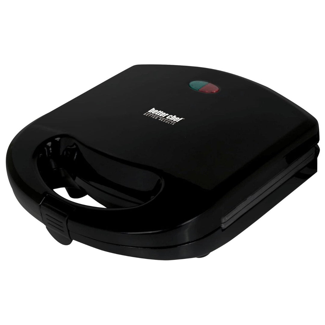 Better Chef Non-Stick Electric Waffle Maker IM-296B Black Compact Design Image 1