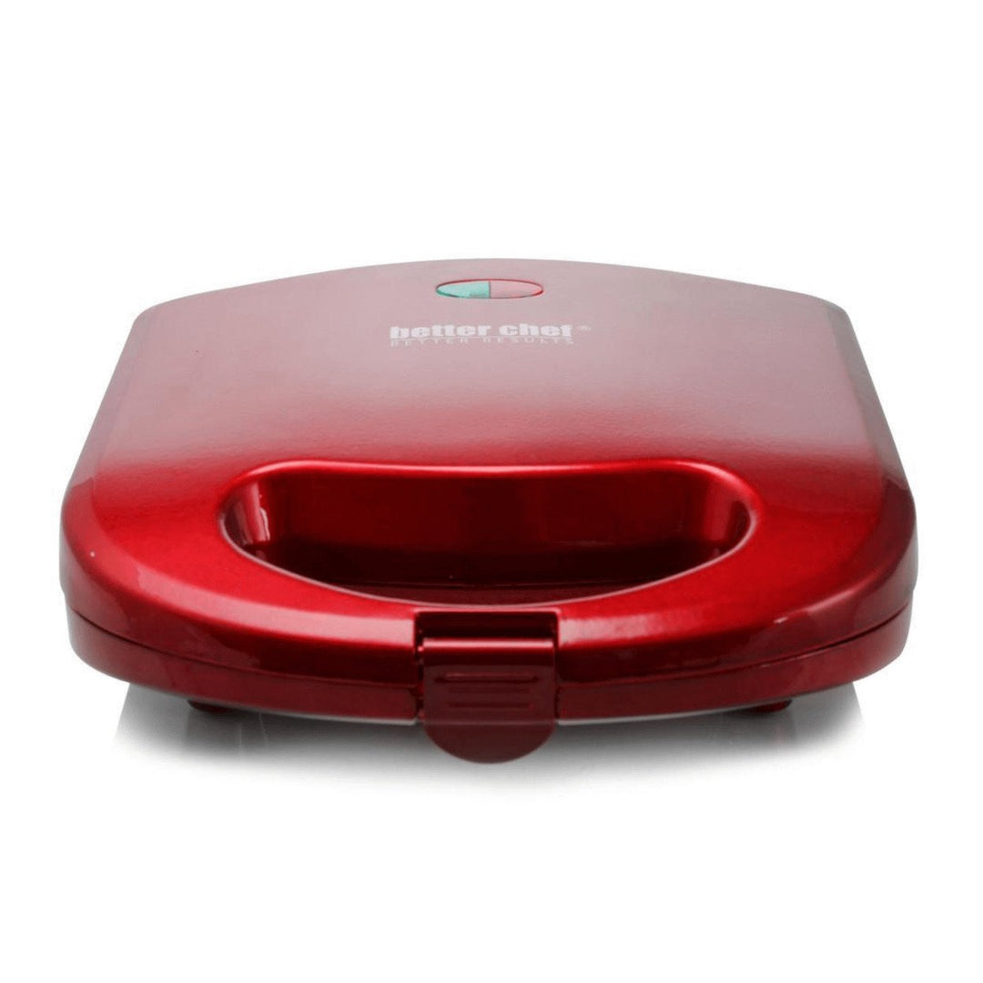 Better Chef Double Sandwich Maker Non-Stick Red IM-287R Grills 2 Sandwiches Image 12