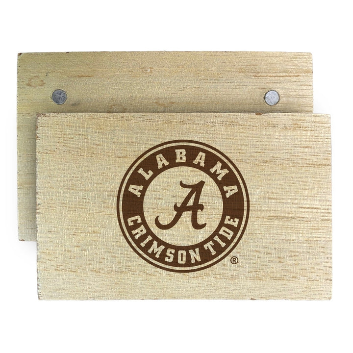 Alabama Crimson Tide Wooden 2" x 3" Fridge Magnet Officially Licensed Collegiate Product Image 2