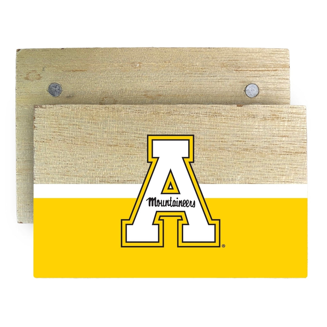 Appalachian State Wooden 2" x 3" Fridge Magnet Officially Licensed Collegiate Product Image 1