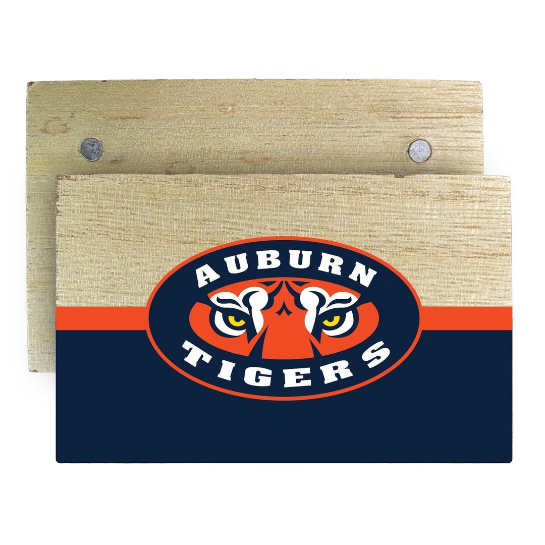 Auburn Tigers Wooden 2" x 3" Fridge Magnet Officially Licensed Collegiate Product Image 1