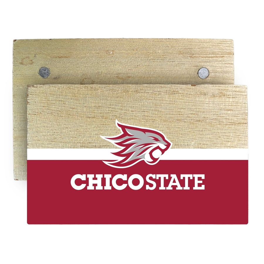 California State UniversityChico Wooden 2" x 3" Fridge Magnet Officially Licensed Collegiate Product Image 1