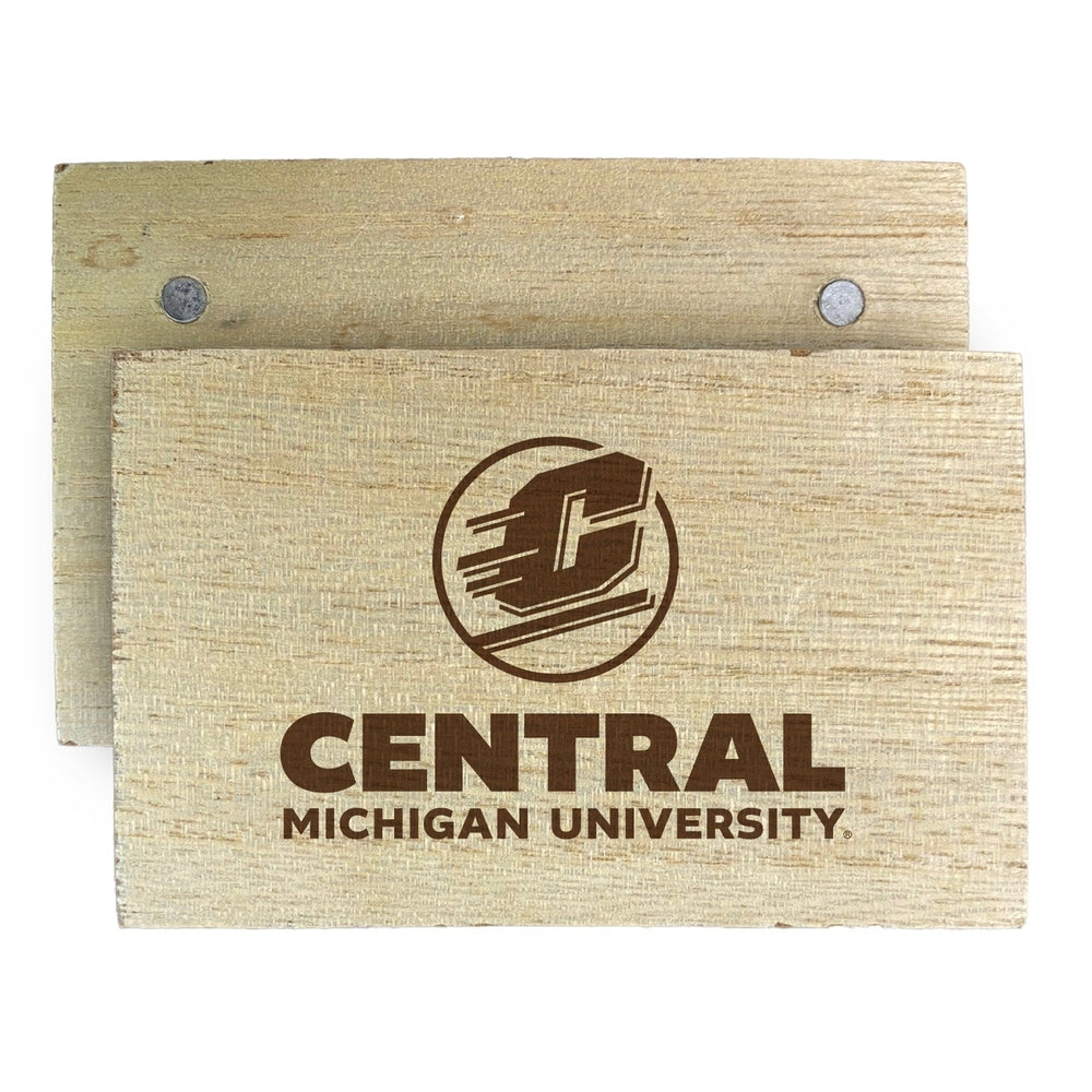 Central Michigan University Wooden 2" x 3" Fridge Magnet Officially Licensed Collegiate Product Image 2