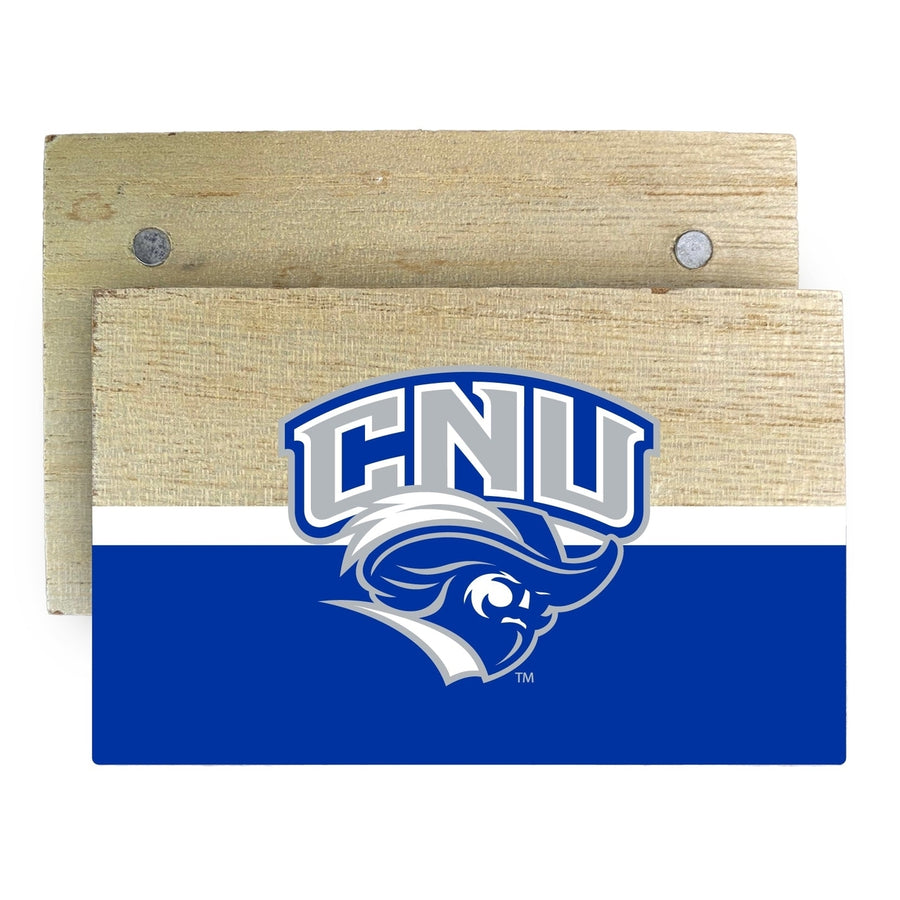 Christopher Newport Captains Wooden 2" x 3" Fridge Magnet Officially Licensed Collegiate Product Image 1