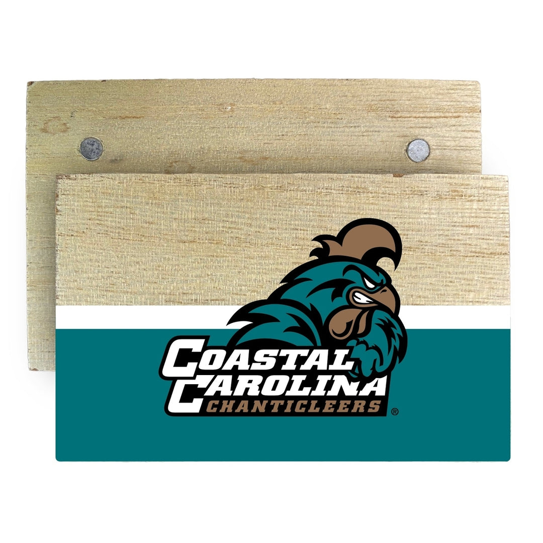 Coastal Carolina University Wooden 2" x 3" Fridge Magnet Officially Licensed Collegiate Product Image 1