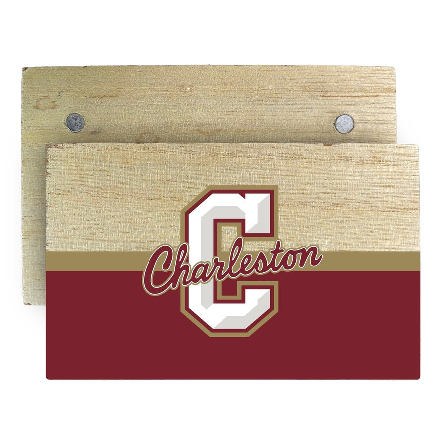College of Charleston Wooden 2" x 3" Fridge Magnet Officially Licensed Collegiate Product Image 1