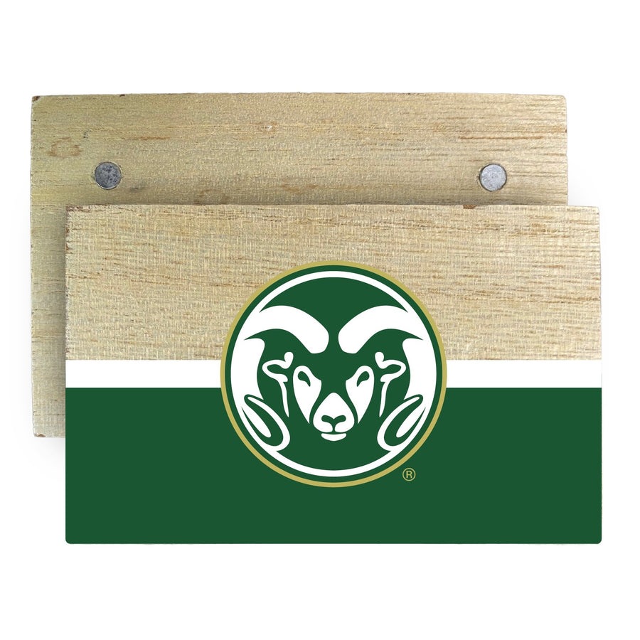 Colorado State Rams Wooden 2" x 3" Fridge Magnet Officially Licensed Collegiate Product Image 1