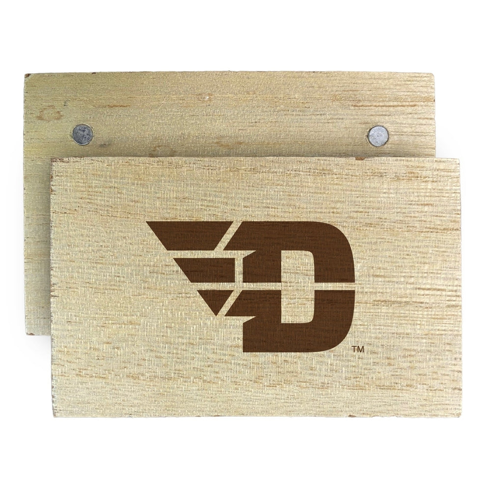 Dayton Flyers Wooden 2" x 3" Fridge Magnet Officially Licensed Collegiate Product Image 2