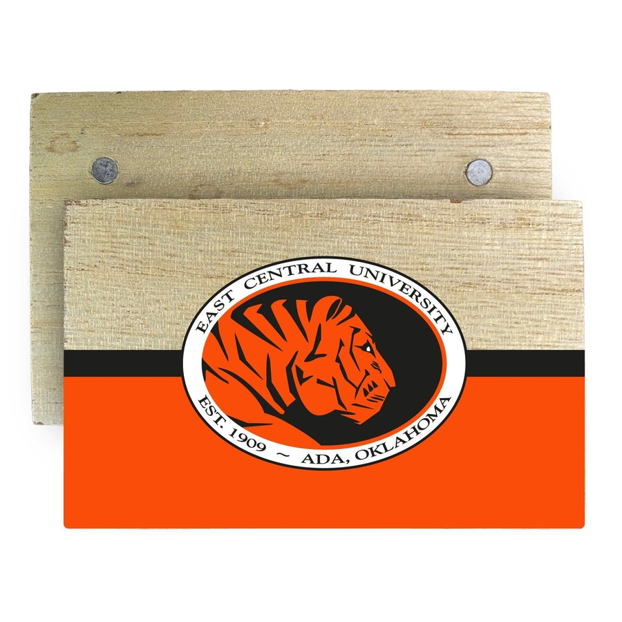 East Central University Tigers Wooden 2" x 3" Fridge Magnet Officially Licensed Collegiate Product Image 1