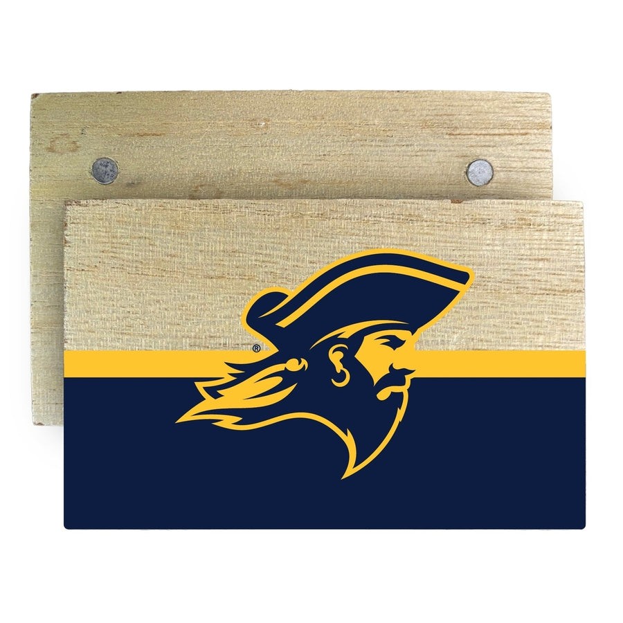 East Tennessee State University Wooden 2" x 3" Fridge Magnet Officially Licensed Collegiate Product Image 1