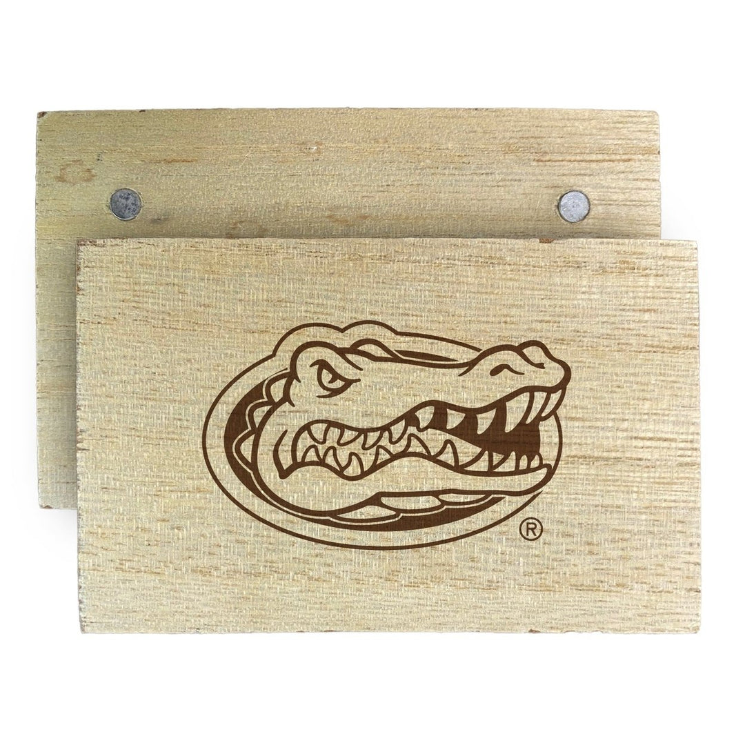 Florida Gators Wooden 2" x 3" Fridge Magnet Officially Licensed Collegiate Product Image 1