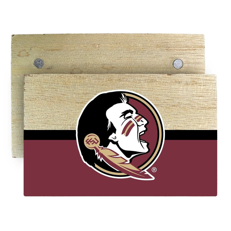 Florida State Seminoles Wooden 2" x 3" Fridge Magnet Officially Licensed Collegiate Product Image 1