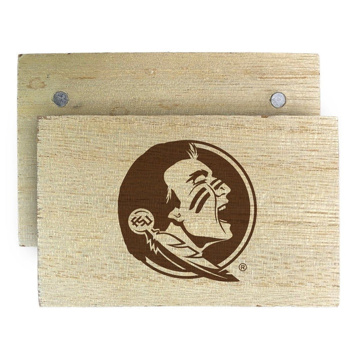 Florida State Seminoles Wooden 2" x 3" Fridge Magnet Officially Licensed Collegiate Product Image 1