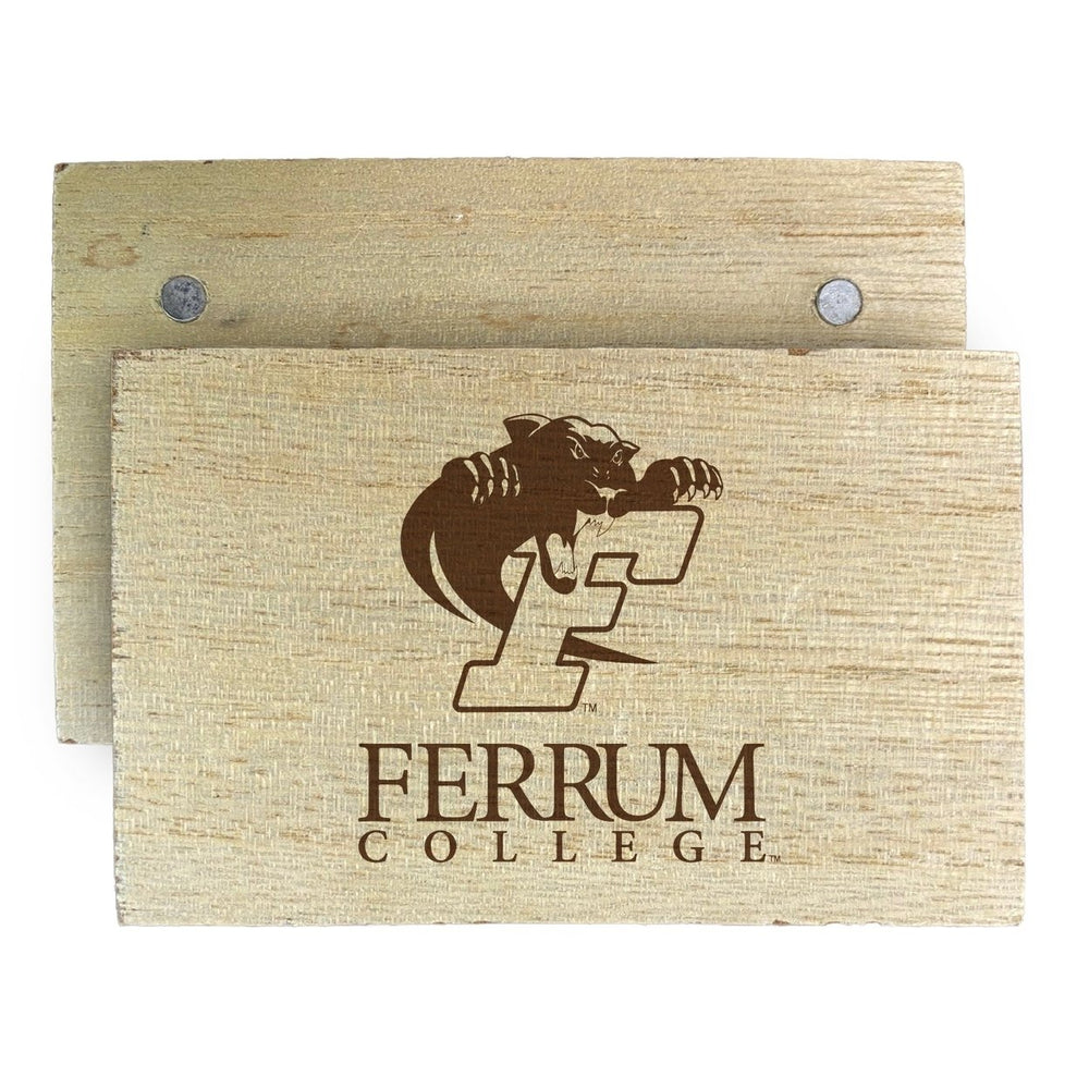 Ferrum College Wooden 2" x 3" Fridge Magnet Officially Licensed Collegiate Product Image 2