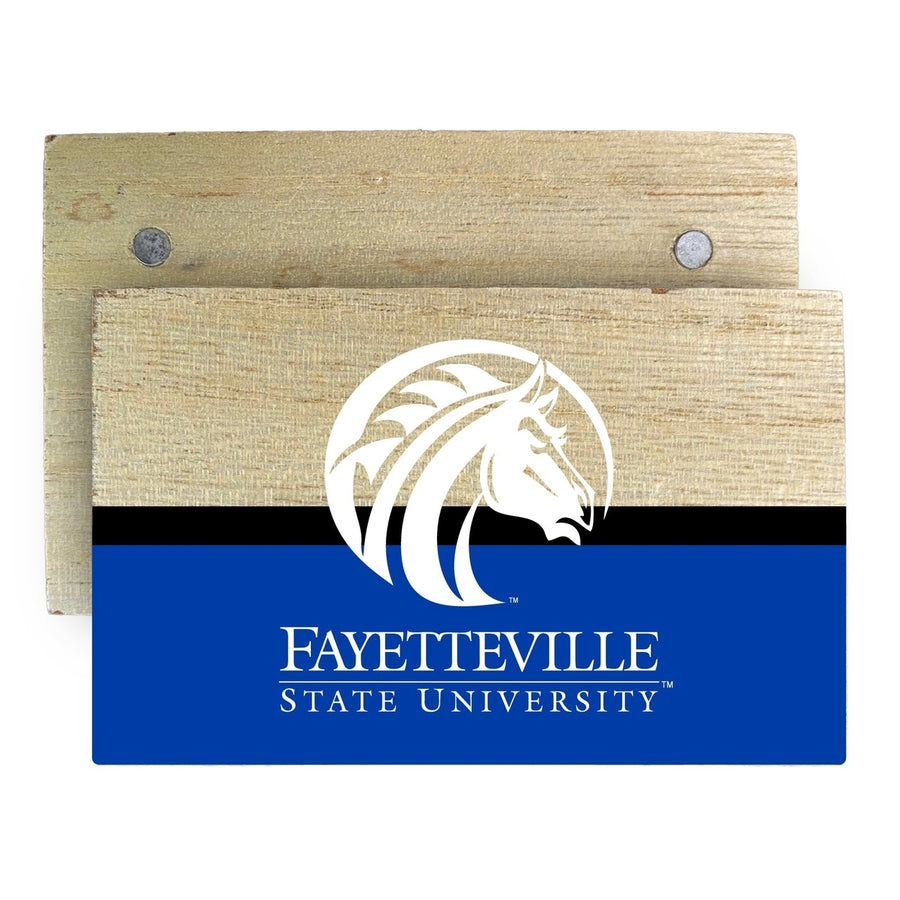 Fayetteville State University Wooden 2" x 3" Fridge Magnet Officially Licensed Collegiate Product Image 1