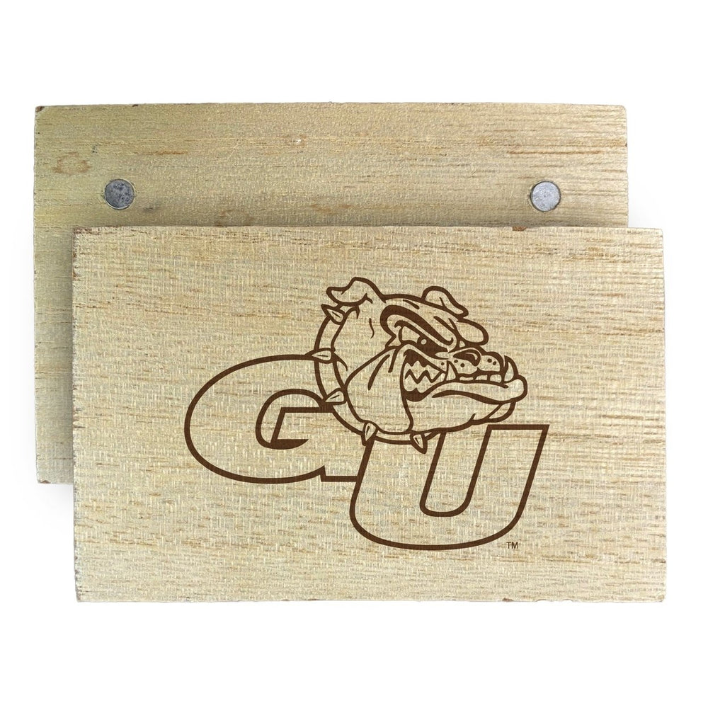 Gonzaga Bulldogs Wooden 2" x 3" Fridge Magnet Officially Licensed Collegiate Product Image 2