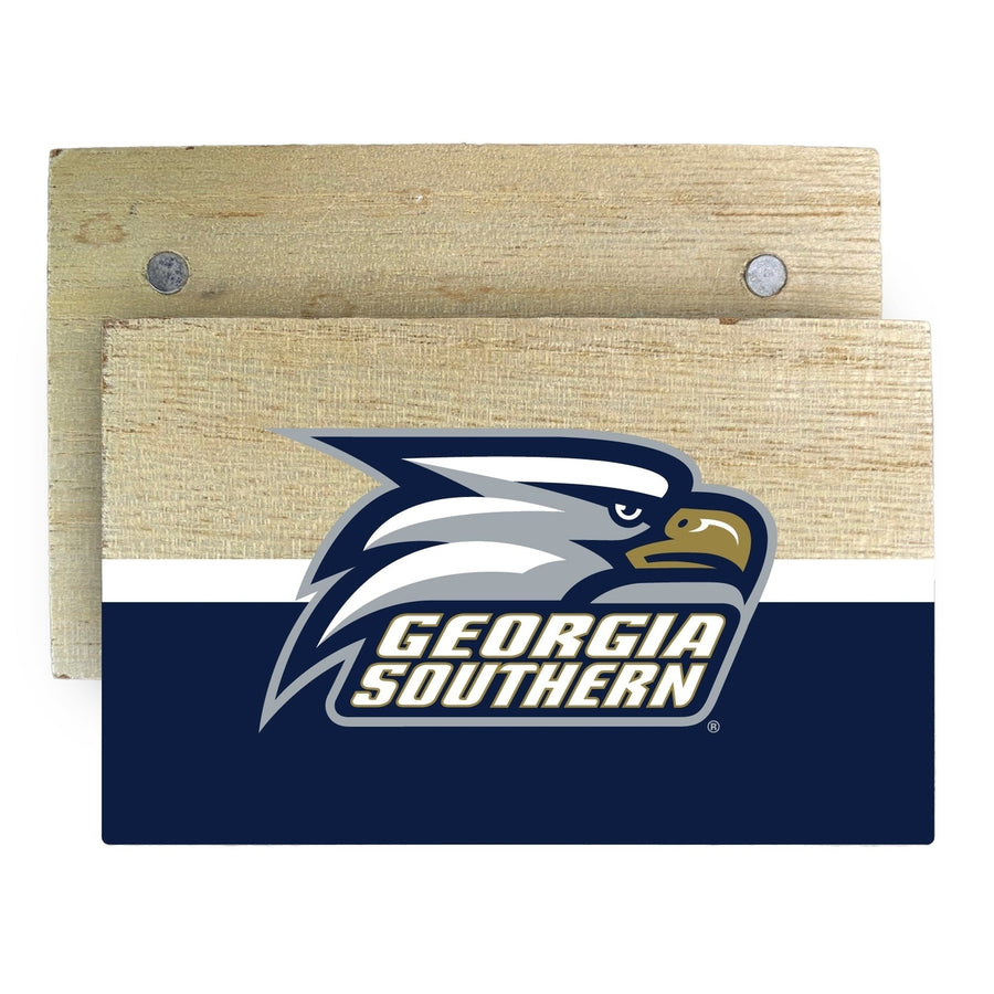 Georgia Southern Eagles Wooden 2" x 3" Fridge Magnet Officially Licensed Collegiate Product Image 1