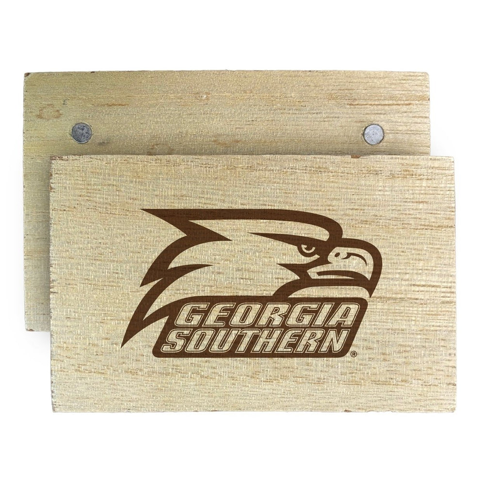 Georgia Southern Eagles Wooden 2" x 3" Fridge Magnet Officially Licensed Collegiate Product Image 2
