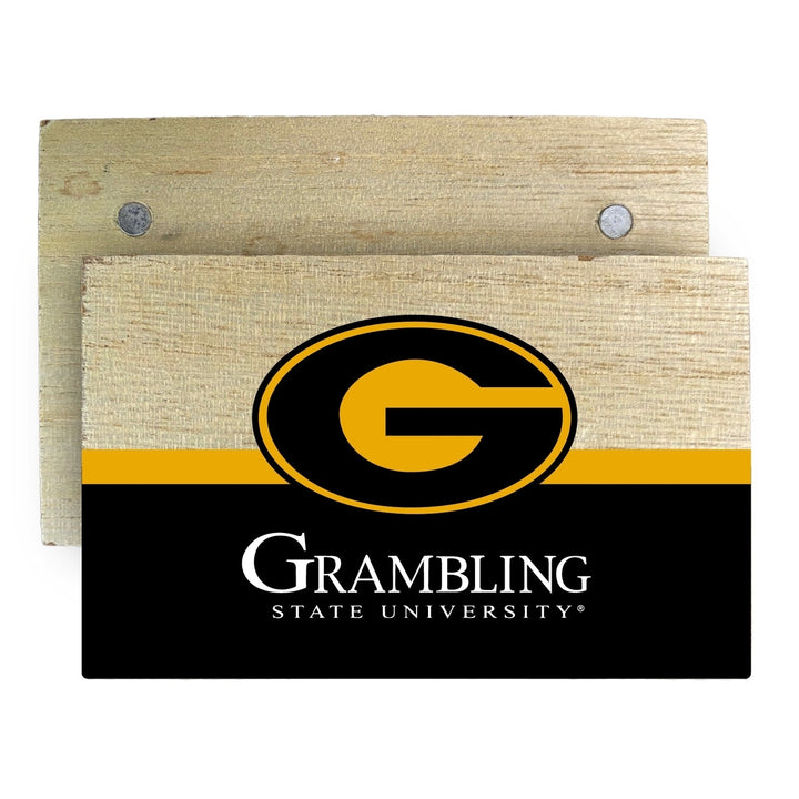 Grambling State Tigers Wooden 2" x 3" Fridge Magnet Officially Licensed Collegiate Product Image 1