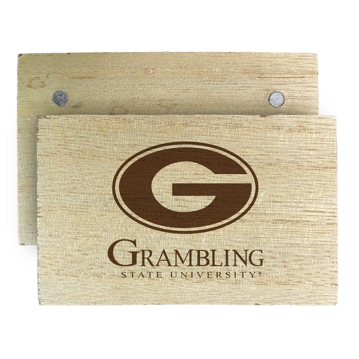 Grambling State Tigers Wooden 2" x 3" Fridge Magnet Officially Licensed Collegiate Product Image 2