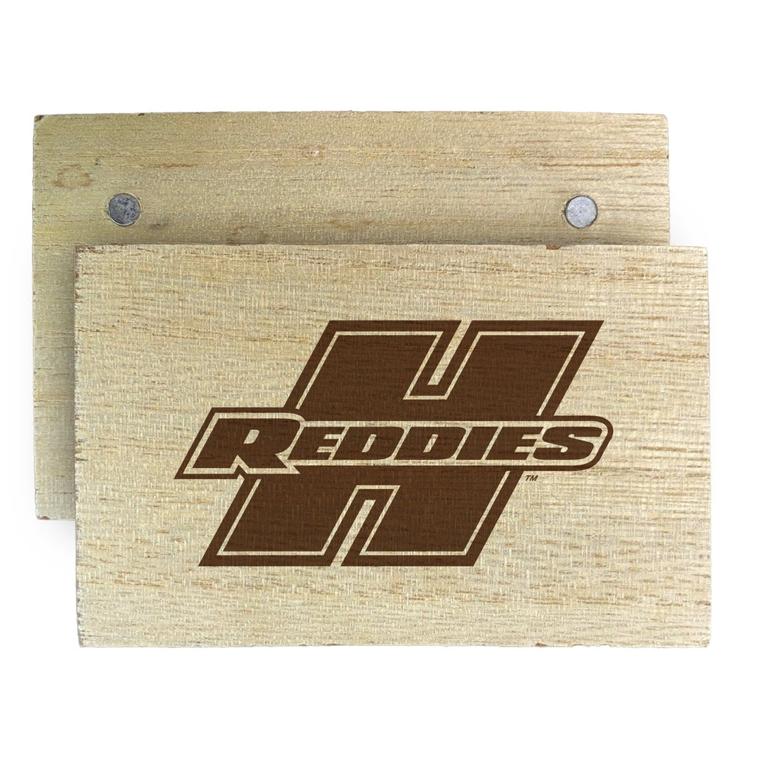 Henderson State Reddies Wooden 2" x 3" Fridge Magnet Officially Licensed Collegiate Product Image 2