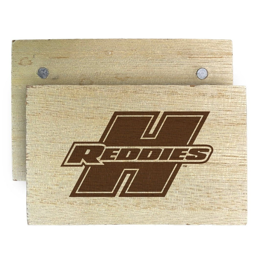 Henderson State Reddies Wooden 2" x 3" Fridge Magnet Officially Licensed Collegiate Product Image 1