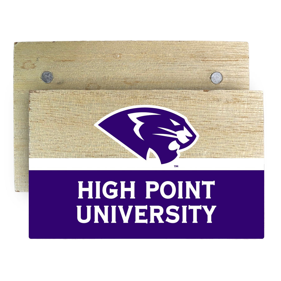 High Point University Wooden 2" x 3" Fridge Magnet Officially Licensed Collegiate Product Image 1