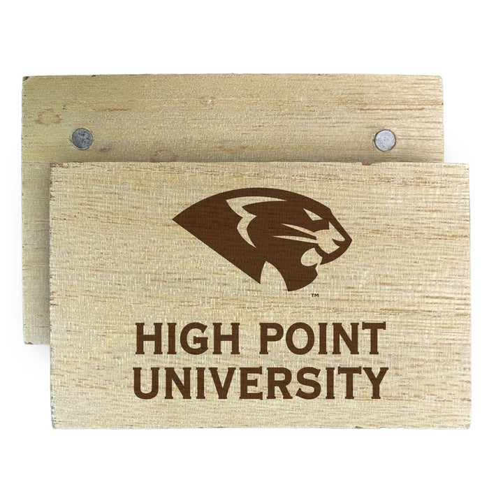 High Point University Wooden 2" x 3" Fridge Magnet Officially Licensed Collegiate Product Image 2