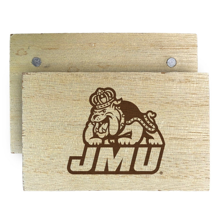 James Madison Dukes Wooden 2" x 3" Fridge Magnet Officially Licensed Collegiate Product Image 2