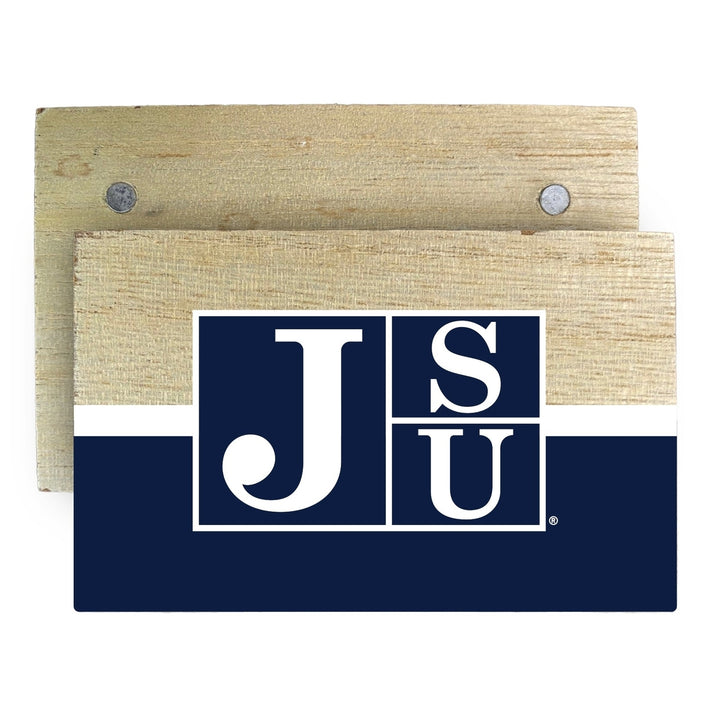 Jackson State University Wooden 2" x 3" Fridge Magnet Officially Licensed Collegiate Product Image 1