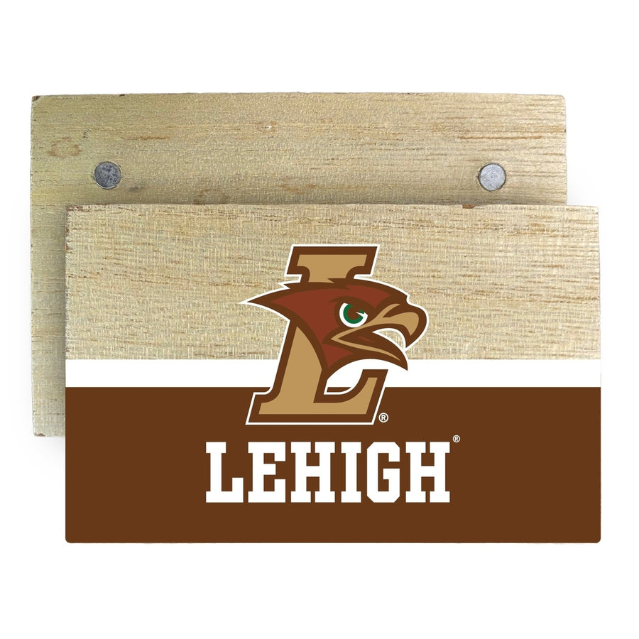 Lehigh University Mountain Hawks Wooden 2" x 3" Fridge Magnet Officially Licensed Collegiate Product Image 1